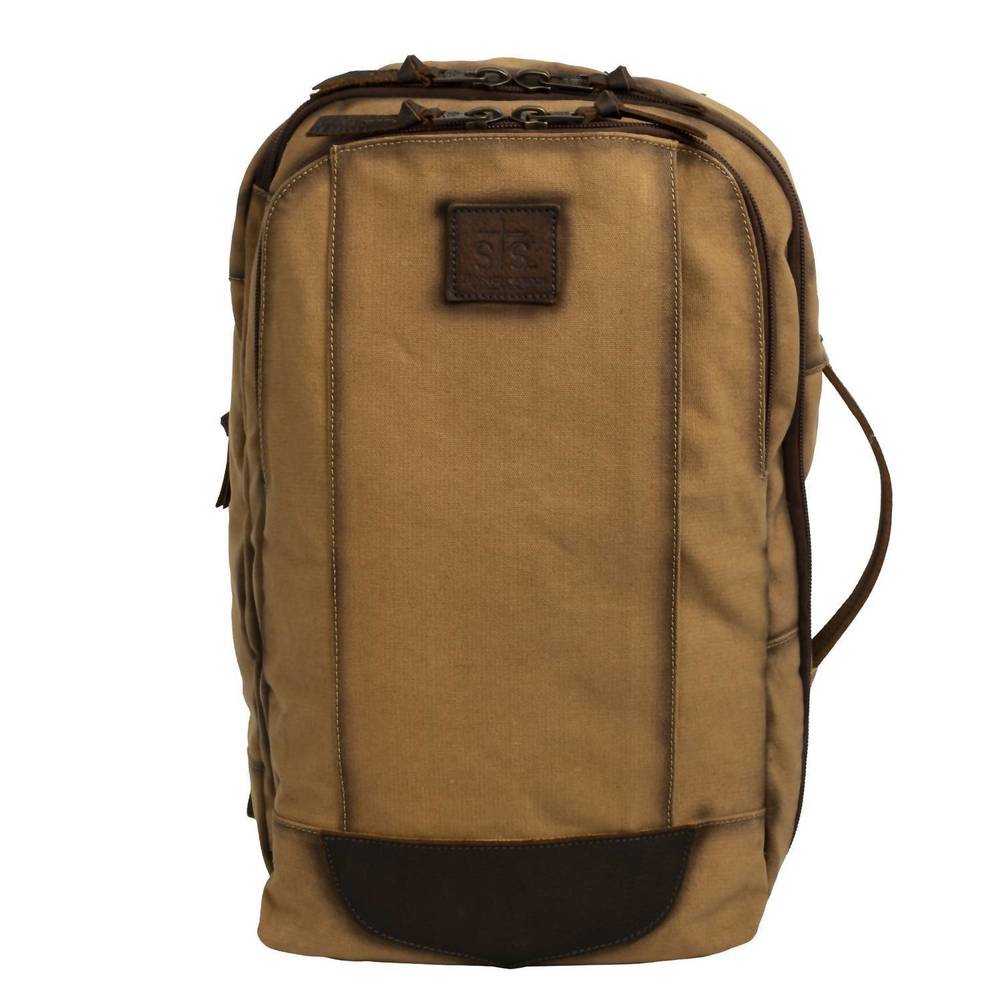 NEW STS RANCHWEAR men's buffalo creek porter backpack in brown
